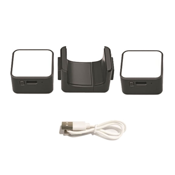 Photography Light Fit for Pocket 3 Adjustable Brightness Soft Lighting Auxiliary LED Fill Light Type C Rechargeable