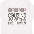 thumbnail image 4 of Inktastic Cousins Make the Best Friends Boys or Girls Long Sleeve Toddler T-Shirt, 4 of 5