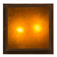 thumbnail image 3 of Meyda Tiffany 180850 Hyde Park Double Bar Mission 2 Light 20" Wide Flush Mount Square, 3 of 7