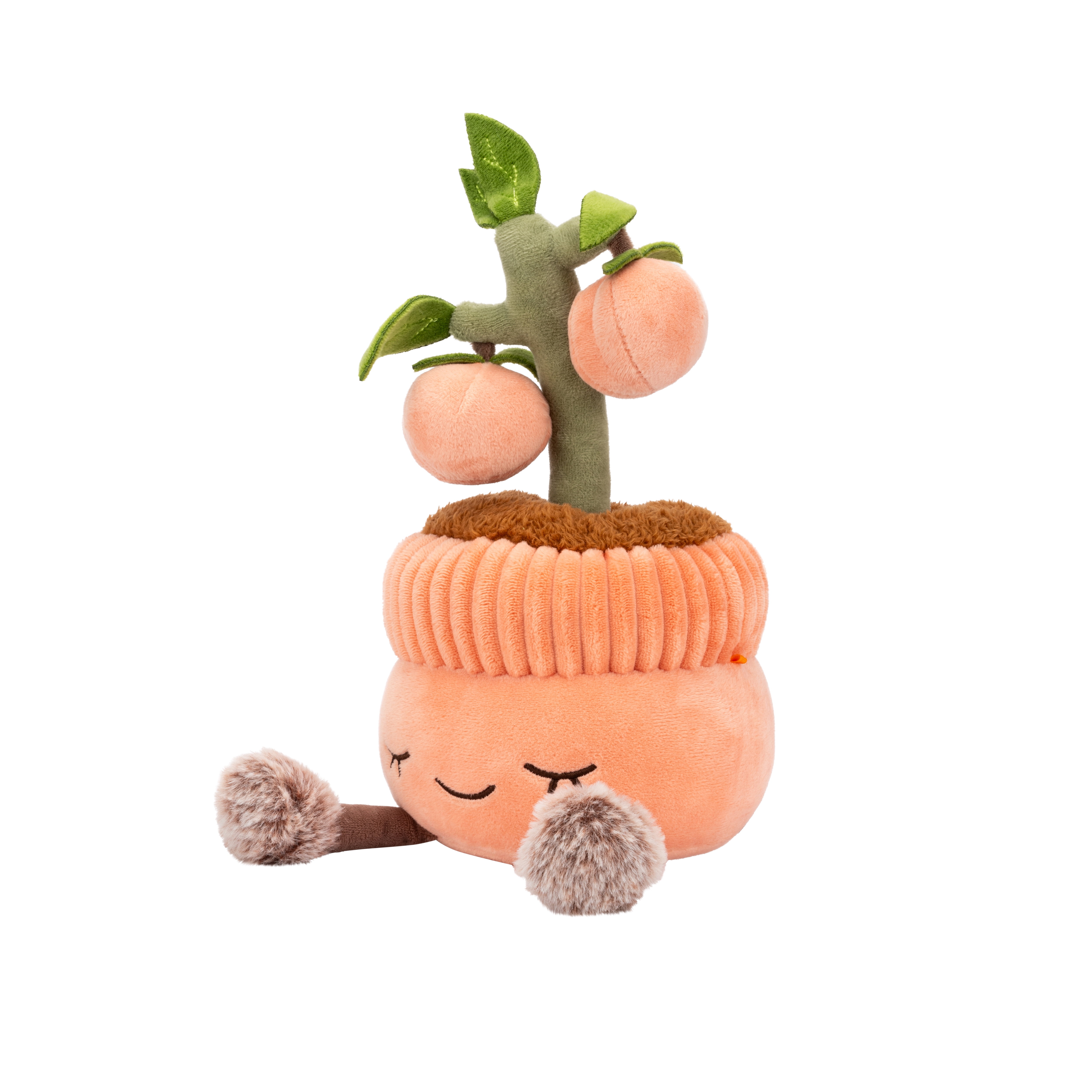 Greenhouse by Russ 12 inch Peachtree in Watering Can Plush – Child's Ultra Soft Plush Toy