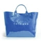 thumbnail image 1 of Bolsa de mano Lushandy de PVC para mujer, papel kraft con estampado de letras, 1 of 6