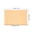 thumbnail image 2 of Unique Bargains Copper PCB Board, 2Pcs Single Sided Copper Clad Circuit Board Laminate Blank PCB Copper Pads 20x30cm, 1.6MM, 2 of 6