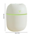 thumbnail image 3 of Portable Mini Humidifier, USB Cool Mist Humidifier, 220ml Small Desktop Humidifier for Office Home Travel, Auto Shut-Off, Whisper Quiet, Two Spray Modes, Compact and Lightweight, 3 of 9