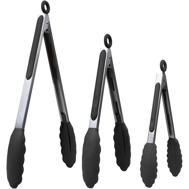 BBQ tongs, kitchen tongs, baking tools, food tongs, stainless steel