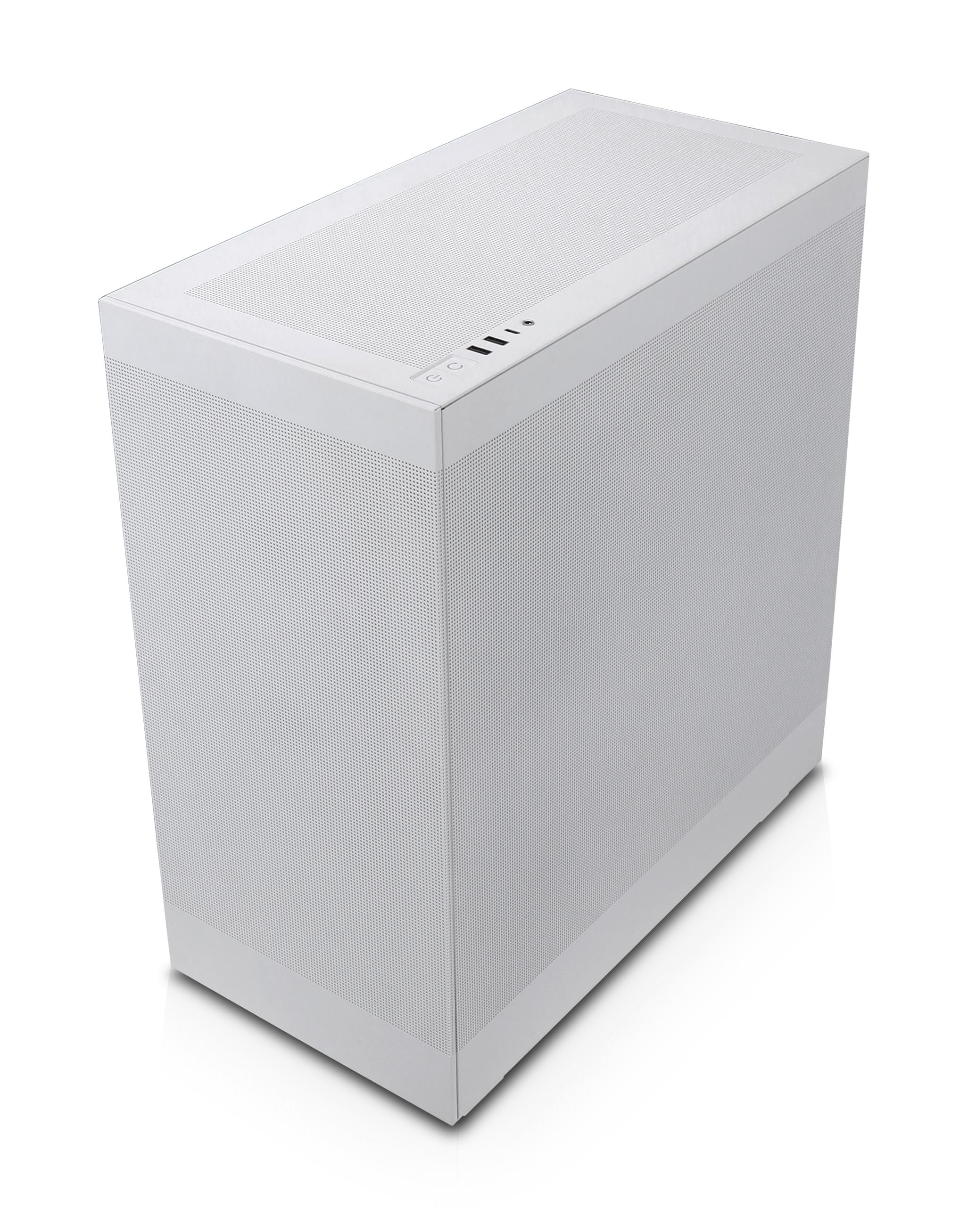 Rosewill Helium Flow White Mid Tower Computer Gaming Case, Mesh Panel, ATX, Tool-less, High-Airflow, 1x 120mm PWM Fan