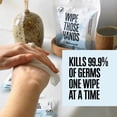 thumbnail image 3 of Toallitas sanitizantes para manos MightyGood. Paquete de 30, sin alcohol, 3 of 8