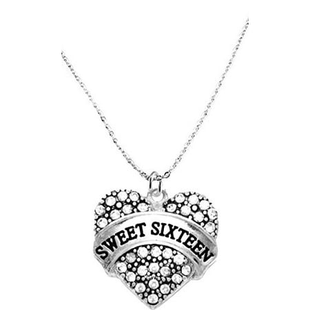 The Perfect Gift Sweet Sixteen Hypoallergenic Necklace, Safe-Nickel, Lead, & Cadmium