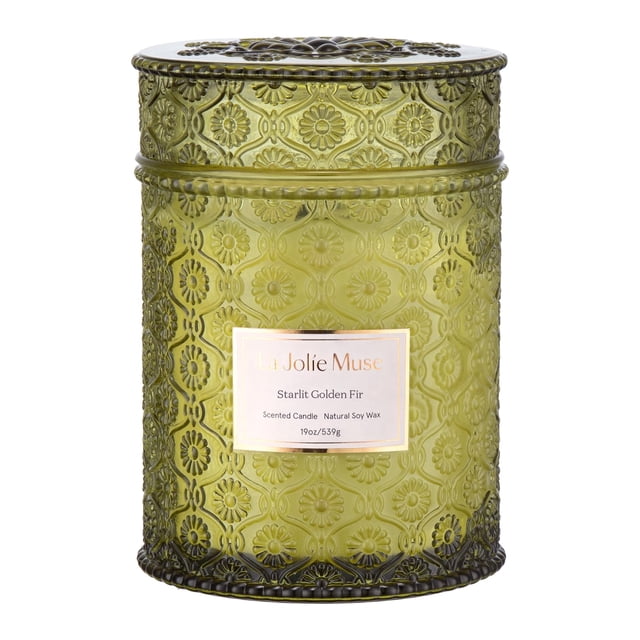 Candle LA JOLIE MUSE, con aroma a madera de cedro y abeto, 539 g