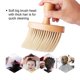 thumbnail image 4 of Cepillo plumero para el cuello con cerdas de fibra suave y mango ergonómico de madera para cortes de pelo., 4 of 5