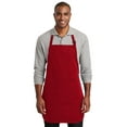 thumbnail image 4 of Port Authority Adult Male Men Plain Sleeveless Apron Black One Size Fits All, 4 of 14