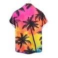 thumbnail image 6 of Timoontee Men's Casual Shirt Short Sleeve Beach Shirt Cuba Beach Summer Shirts Button Up Shirt Multicolor XL, 6 of 6