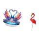 thumbnail image 5 of Escultura De Cisne Acrílico Para Centro De Mesa Y Figura De Pájaro, Adorno De Jardín Para Estantería De Oficina Y Decoración De Primavera Para Fiestas De Jardín., 5 of 8