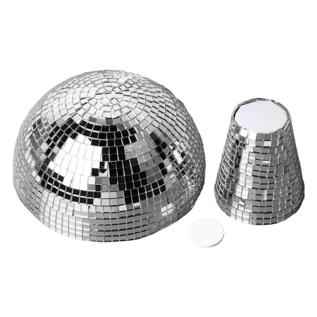 Decoración De Mesa Con Purpurina Y Espejo De Discoteca Con Forma De Seta Reflectante