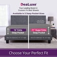 thumbnail image 3 of Extra Deep Pocket Queen Fitted Sheet Only - Queen Fitted Sheet Deep Pocket - Queen Size Deep Pocket for Thick Mattress Pillow Top Non Slip Bed Sheets with Deep Pockets - Best Fit for Best Sl, 3 of 5