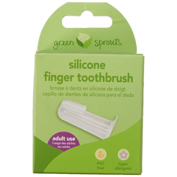 Green sprouts sale silicone finger toothbrush