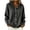 Dark Gray, variant on Cardigans for Women Hooded Button Front Knit Cardigan Long Sleeve Drawstring Sweater Coat With Pockets