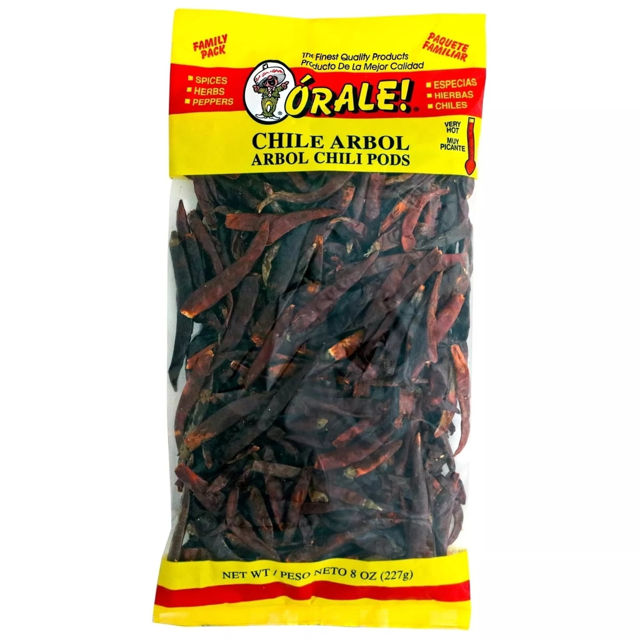 Orale! Arbol Peppers, 8 oz