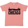 thumbnail image 3 of Inktastic Chicago Skyline Grunge Boys or Girls Toddler T-Shirt, 3 of 5