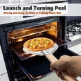 thumbnail image 4 of Mango recubierto de goma antideslizante, diseño perforado, placa de aluminio resistente, accesorios para hornos de pizza para exteriores, construcción de aluminio de alta resistencia para un, 4 of 5