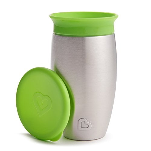 Munchkin Miracle 360 Acero inoxidable 10oz Sippy Cup - Surtido Trim Colors 17061,17071