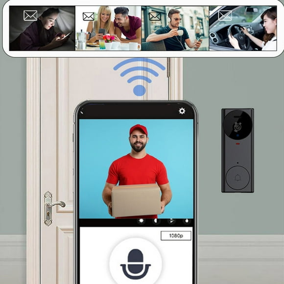 Pgyong Electronics Clearance Tuya Intelligent Visual Doorbell Home Remote HD Night Vision Visual Intercom Monitoring