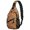 Thanksgiving Turkey Pumpkin Apple Cartoon, variant on Thanksgiving Turkey Pumpkin Apple Cartoon Sling Backpack, Unisex Cycling Crossbody Bag with Side Mesh Pockets, Earphone Hole Port Gift Ideas for Travel Shopping Commuting
