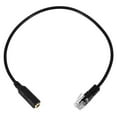 thumbnail image 3 of Jesscasday Headset Adapter 3.5mm Phone Headset to RJ9 Adapter Cable Easy setups Wire Great for Home Businesses, Offices Call Centers, 3 of 7
