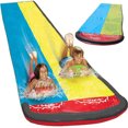thumbnail image 1 of $$ Resbalón de césped y tobogán de agua con 2 clavijas,tobogán de agua inflable rociado patio trasero y juegos de piscina al aire libre, juguete de verano para niños y niñas de edades TicfoxMX moderno, 1 of 8