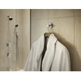 thumbnail image 2 of Identity Wall-Mounted Robe Hook with Mounting Hardware in Satin Nickel, 2 of 2