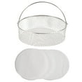 thumbnail image 1 of Air Fryer Basket for Mesh Steamer Basket for Ninja Foodi 6.5, 8Qt,Air Fryer Basket,Air Fryer Crisping Basket with Handle, 1 of 9