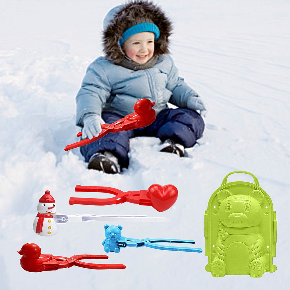 Duck Snowball Clip Winter Snow Ball Maker Sand Mold Sports Outdoor Kids Xmas Toy 
