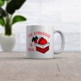 thumbnail image 2 of The Struggle Is Real Mug Funny Xmas Santa Stuck Chimney Novelty Cup, 2 of 4