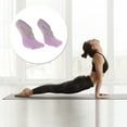 thumbnail image 6 of Unique Bargains 1 Pair Yoga Five Toe Socks Durable Short Cross-Strap Socks for Women Purple, 6 of 6