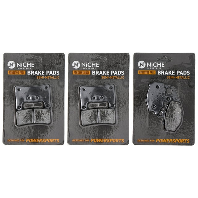 Niche Complete Semi-Metallic Brake Pad Set for Kawasaki Z1000 Motorcycle MK1002553