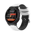 thumbnail image 1 of (White-Black)For Garmin Approach S6 Silicone Sports Two-color Watch Band EHSM, 1 of 5