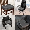 thumbnail image 3 of Brown Memory Foam Coccyx Orthopedic Seat Office Chair Cushion Pain Relief, 3 of 4