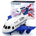 thumbnail image 4 of 6 vehicles Set Passenger Airplane Toy for Children Air Cargo Blue _6 Cars, 4 of 7
