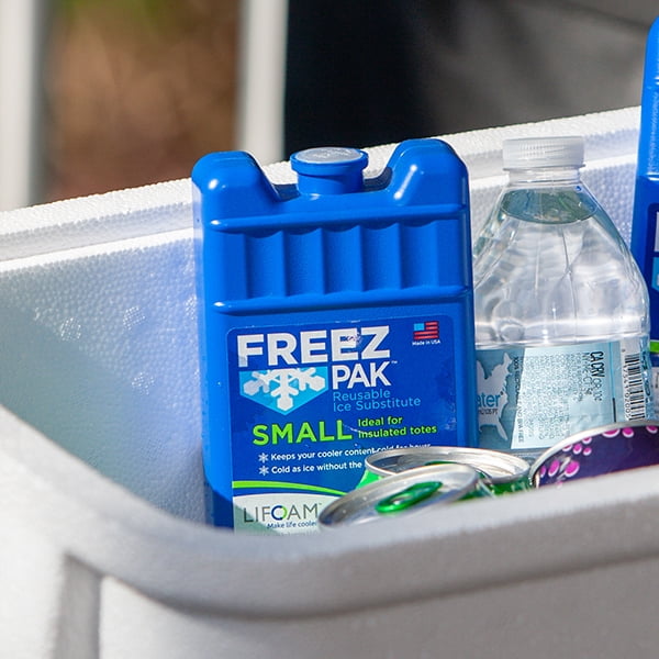 Freez Pak Small Reusable Ice Substitutes Ice Pack Cooler 6.5x3.5x1.5 in. 