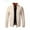 Beige, variant on Herrnalise Men's Winter Cardigan Casual Stand Collar Hoodless Zipper Double Pockets Plush Thickened Sweater Shirt Slim Coat Long Sleeved Hoodless Casual Coat/Jacket Beige