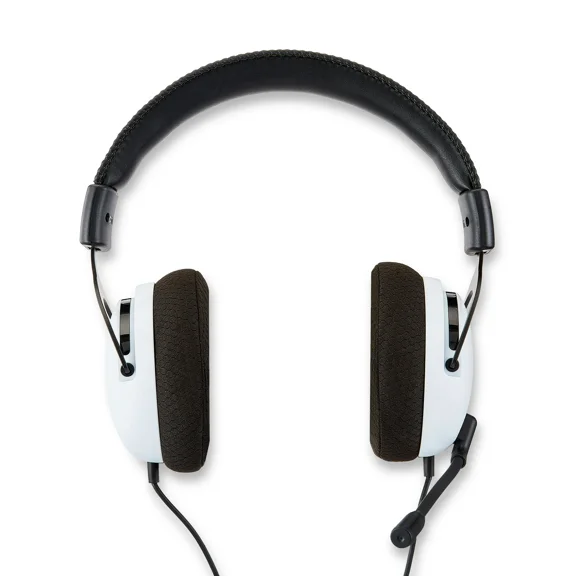 Pre-Owned onn Wired Gaming Headset Compatible with PlayStation PS4 and PS5, Black and White