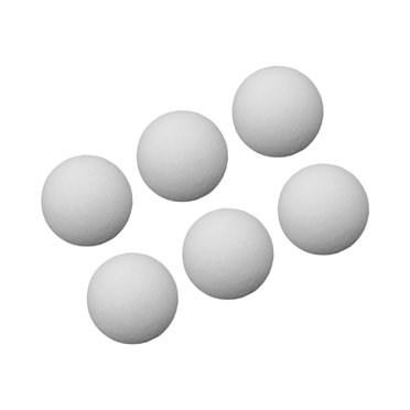 6pcs Plastic Foosball Table Soccer Game Table Foosball Balls Replacements Professional Table Football Accessories