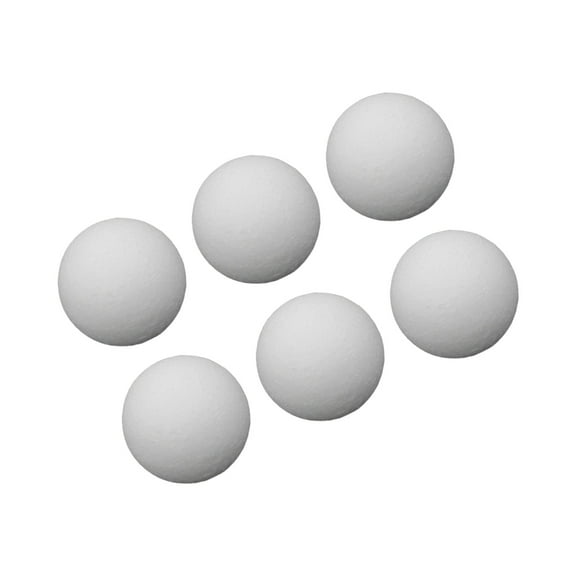 6pcs Plastic Foosball Table Soccer Game Table Foosball Balls Replacements Professional Table Football Accessories