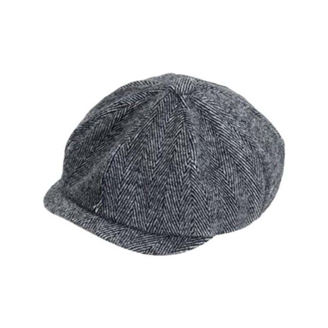 Gorro de , gorro para conducir de taxista, gorro octogonal de otoño informal a la moda, gorro plano para hombre, gorro de vendedor de periódicos Gris claro Yinane Sombrero de boina
