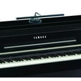 thumbnail image 2 of House of Troy Upright Piano Lamp 19" LED in Black with Polished Brass Accents, 2 of 2