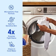 BLUELAND Laundry Detergent Tablets, 60 Count, Spring Bloom Scent, Plastic-Free Pods, Sheets, Liquid Alternative - Safe for Sensitive Skin, Gentle
