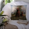 thumbnail image 3 of Carolines Treasures HMHE0049PW1414 Red Irish Setters by Michael Herring Canvas Decorative Pillow  14Hx14W multicolor, 3 of 4
