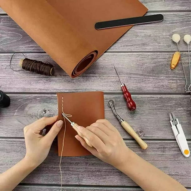 Kit de travail du cuir, kit d'outils en cuir, outils d'artisanat