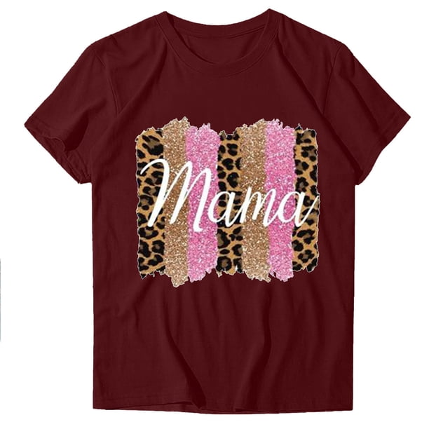 Blusas de Manga Corta para las Mujeres Divertido Impreso Cuello Redondo Tee, Vintage Humor Gráfico Blusas de Primavera para las Mujeres