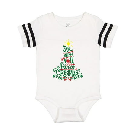 

Inktastic We Wish You A Merry Christmas Gift Baby Boy or Baby Girl Bodysuit