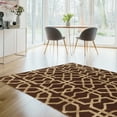 thumbnail image 2 of Linon Aspire X's Hand Tufted Wool 5'x8' Rug in Brown, 2 of 5